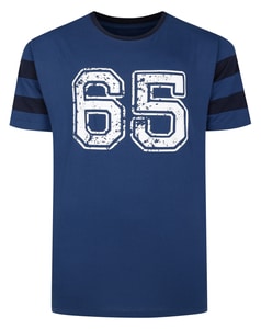 Bigdude Varsity T-Shirt Denim/Navy