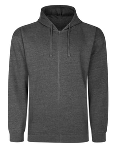 Bigdude Extra Heavy Full Zip Hoody Charcoal