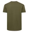 Thumbnail Khaki short sleeve T-shirt shown from the back.