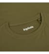 Thumbnail Close-up of khaki crew neck with Bigdude logo.