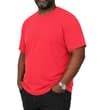 Thumbnail Red crew neck T-shirt shown on a model.