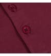 Thumbnail Close-up of burgundy buttons on the front placket.