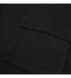 Thumbnail Close-up of black cargo pocket with flap closure.