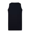 Thumbnail Navy sleeveless crewneck T-shirt, back view.