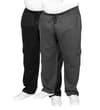 Charcoal marl and black cargo sweatpants twin pack, front view.