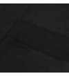 Thumbnail Close-up of the black sweatshirt hem seam.