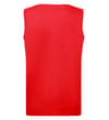Thumbnail Pepper red sleeveless T-shirt, back view.
