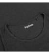Thumbnail Close-up of the charcoal tank top crew neckline.
