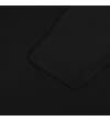 Thumbnail Close-up of a black long sleeve grandad top showing the open sleeve cuff.
