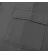 Thumbnail Close-up of charcoal cargo pocket with flap detail.
