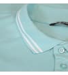 Thumbnail Close-up of collar with white striped edging.