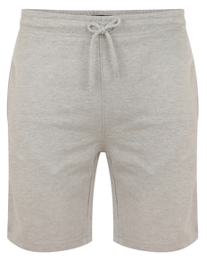 Bigdude Loop Back Jogger Shorts Grey Marl