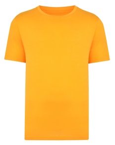 Bigdude Plain Crew Neck T-Shirt Orange Tall