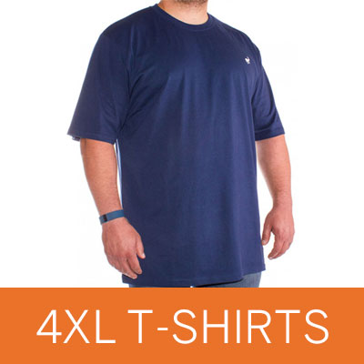 Pierre C Applique T Shirt Mens Big size Fit 49-62" 3XL-6XL  Exc quality